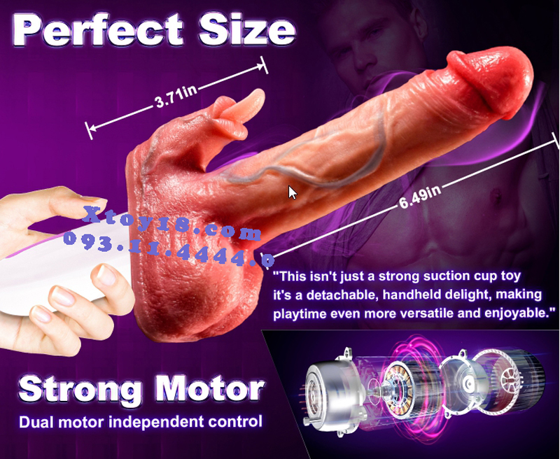 Dương Vật Giả Đa Năng AY Hút Mạnh Rung Nhiệt Kích Thích