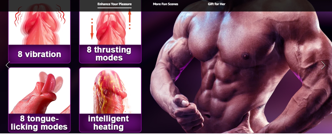 Dương Vật Giả Đa Năng AY Hút Mạnh Rung Nhiệt Kích Thích